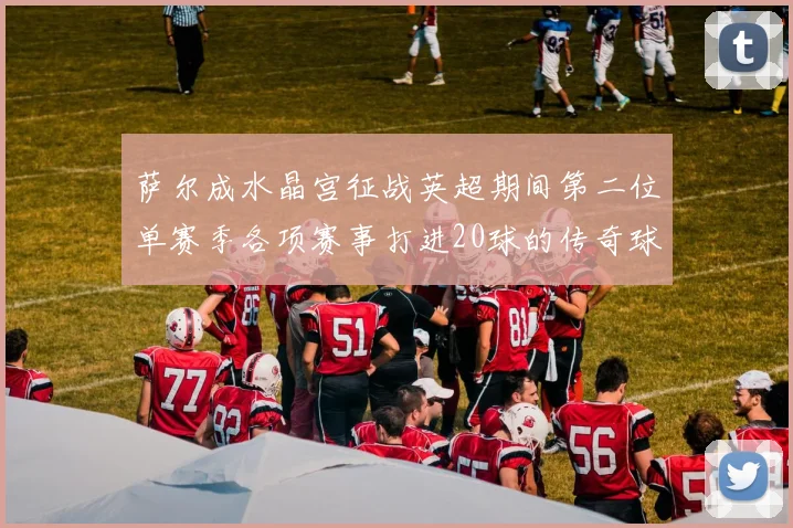 萨尔成水晶宫征战英超期间第二位单赛季各项赛事打进20球的传奇球员